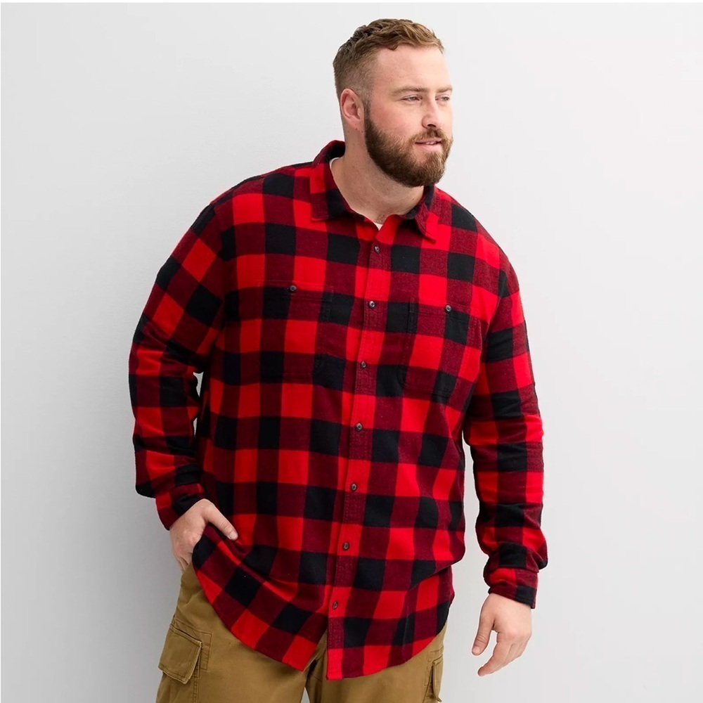 Sonoma Men’s Long Sleeve Flannel Shirt